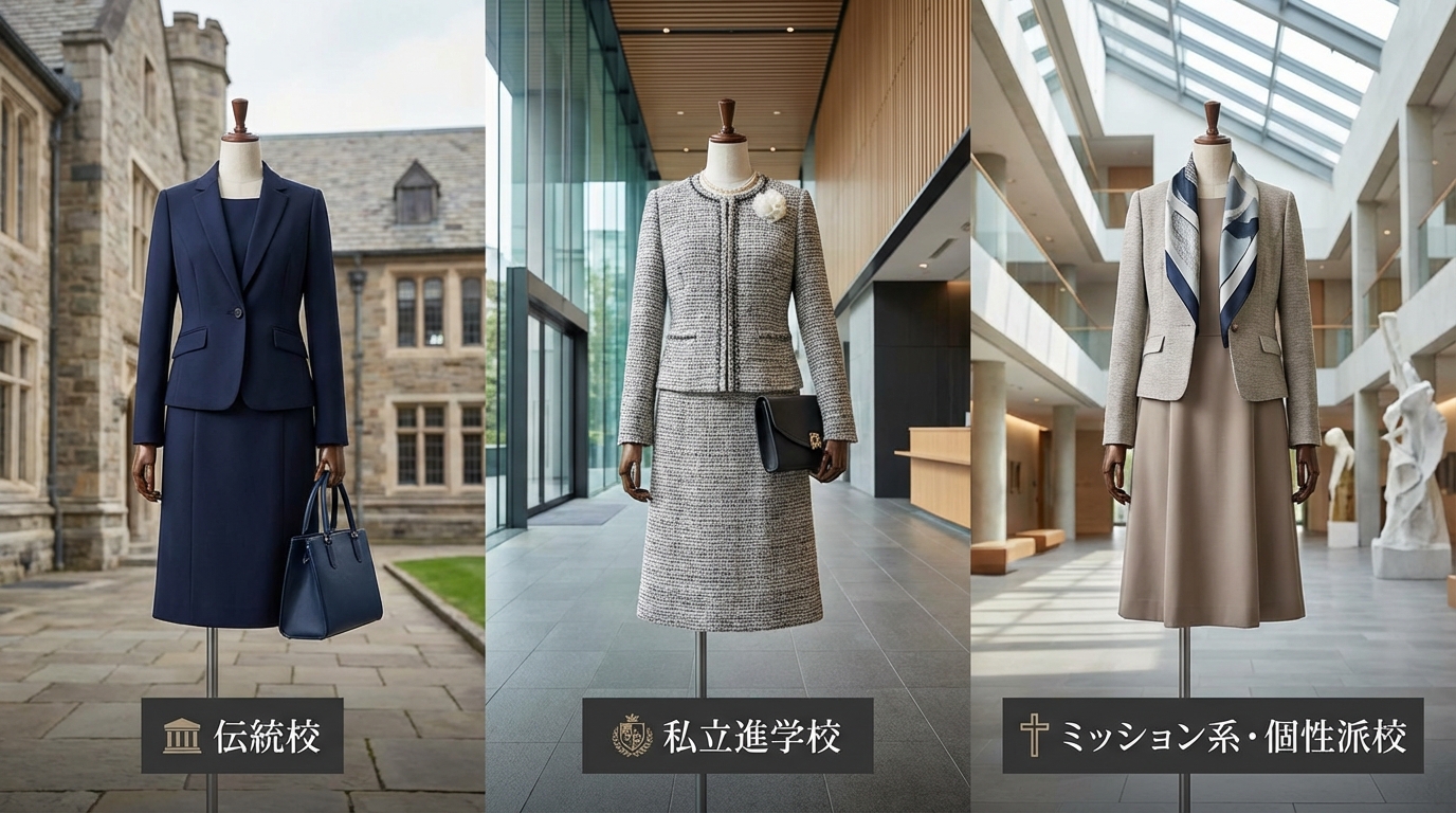 【学校タイプ別】小学校受験における母親の服装傾向