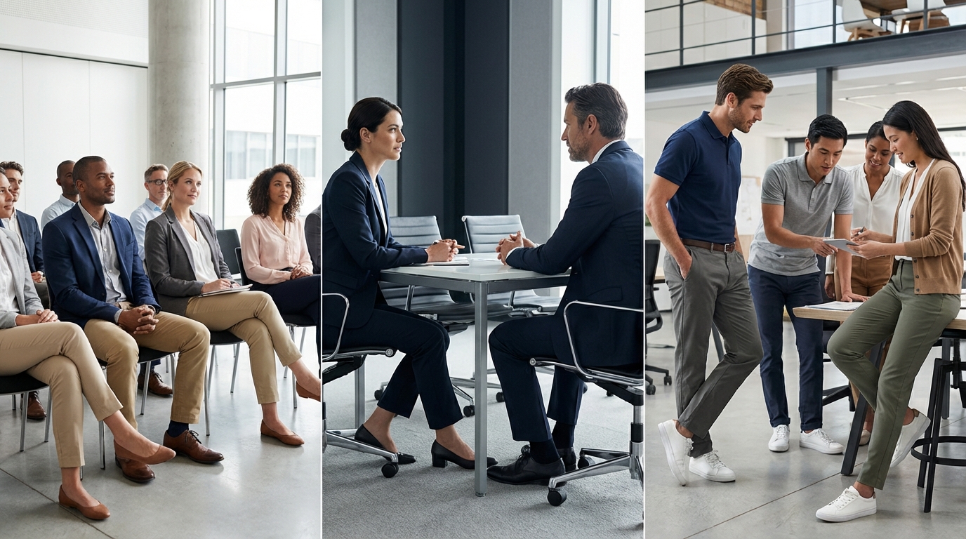 【シーン別】面接・説明会・行動観察での服装の使い分け