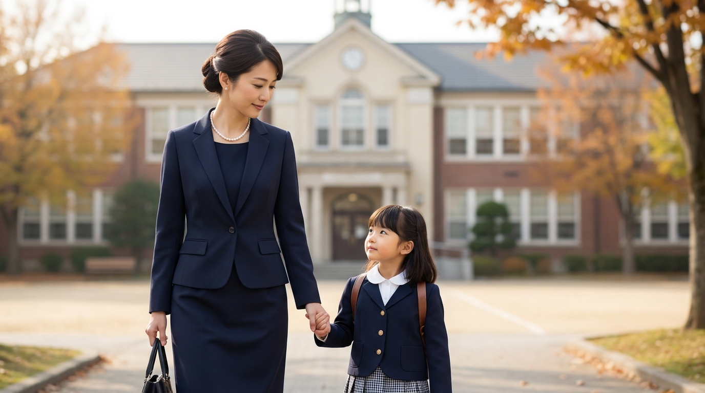 【母親編】小学校受験の服装・基本マナーとコーディネート例