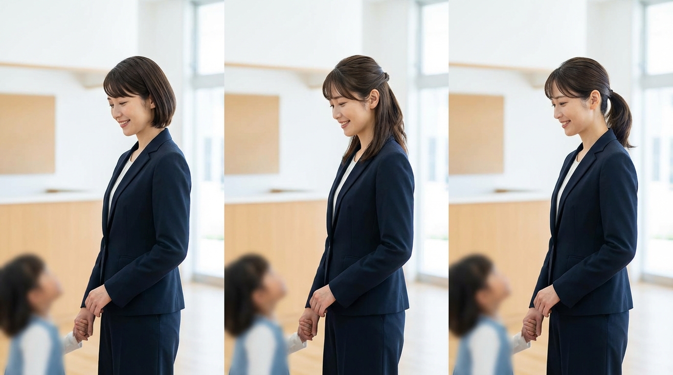 【髪の長さ別】小学校受験におすすめの母親の髪型