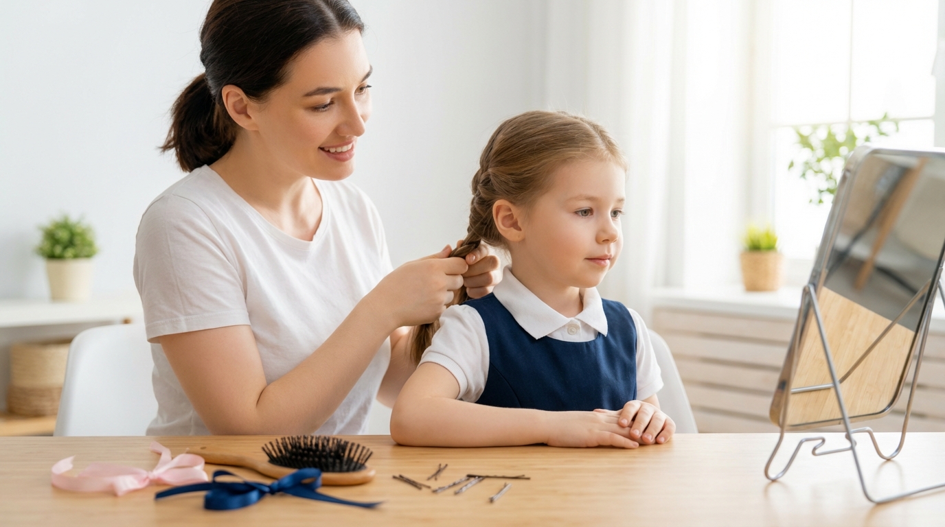 不器用でもできる!小学校受験向け簡単ヘアセット術