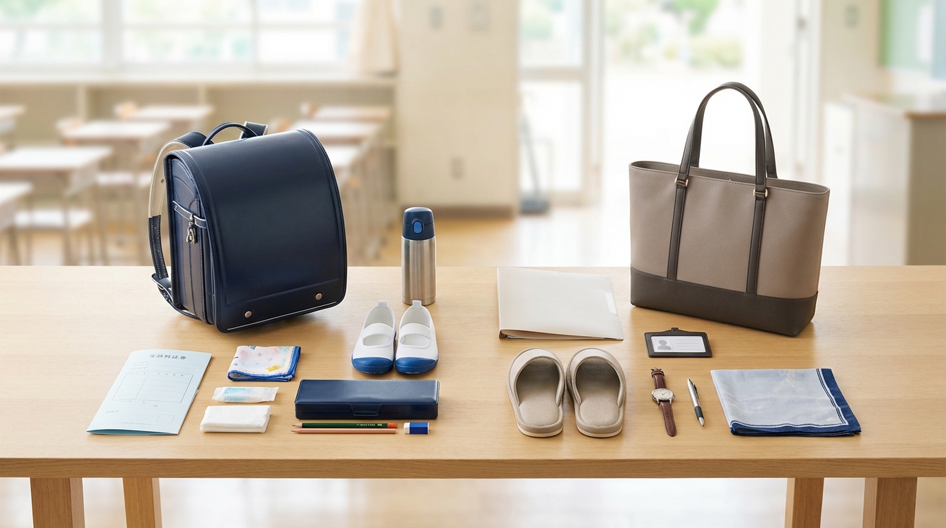 小学校受験当日に必要な持ち物一覧【子ども用・保護者用】