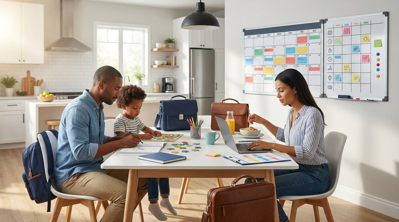 共働き家庭の小学校受験|1週間モデルスケジュール