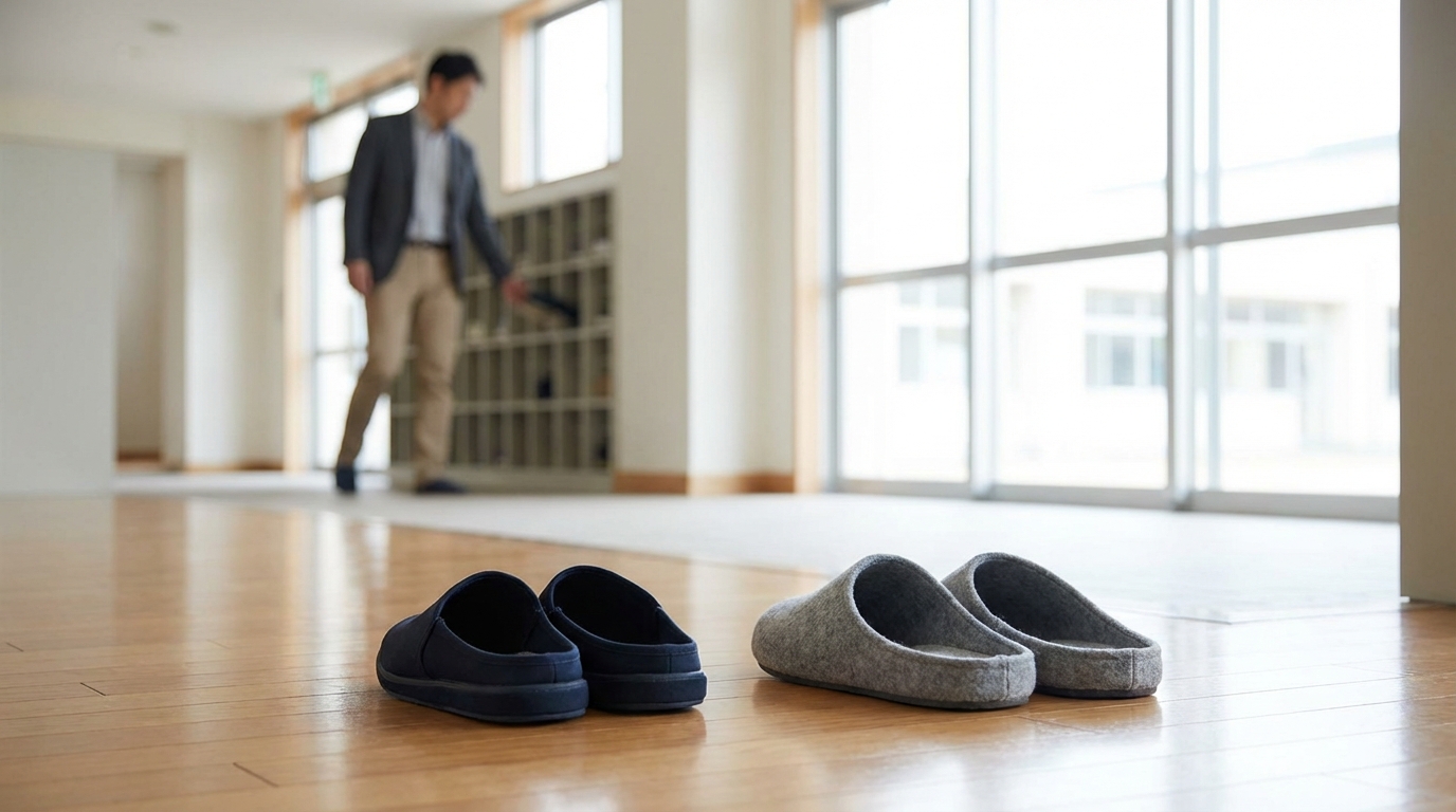 【保護者用】親の上履き・スリッパのマナーと選び方