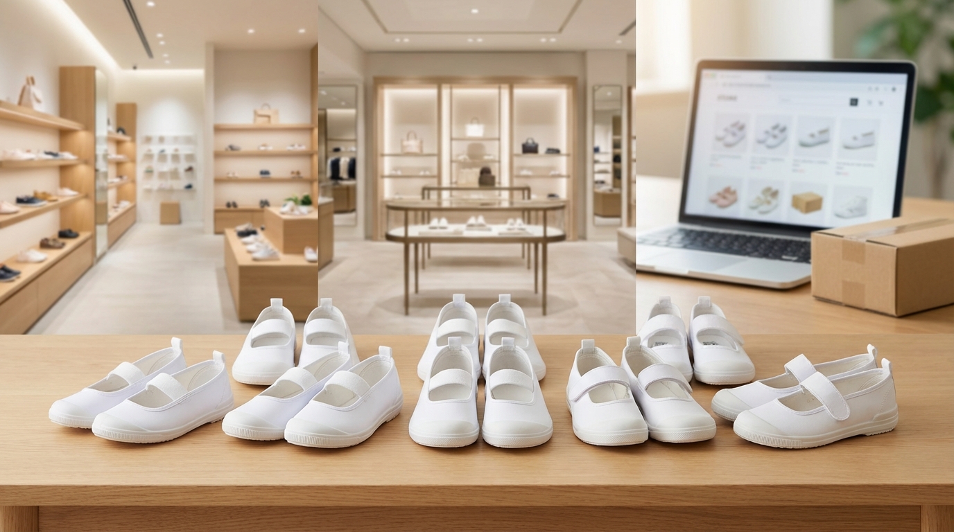 小学校受験の上履きはどこで買う?購入場所を比較