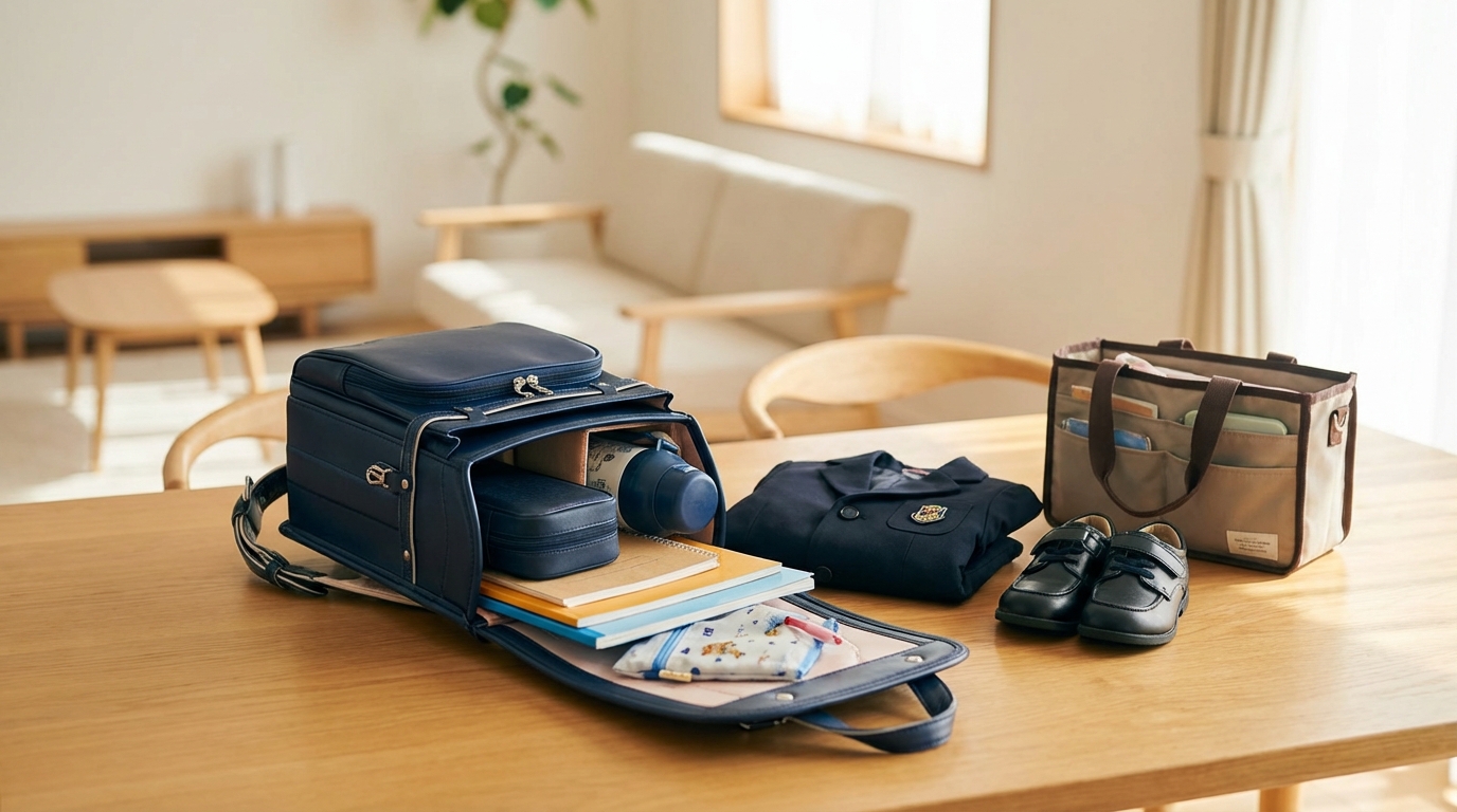 小学校受験当日の持ち物と鞄への収納術