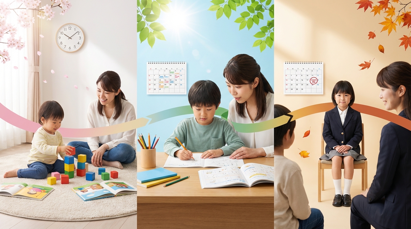 【時期別】小学校受験の毎日のスケジュールはこう変わる