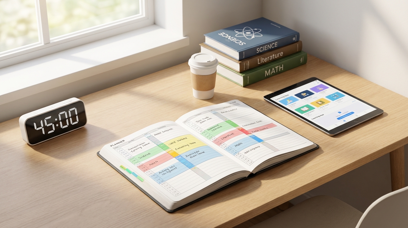 【科目別】効率的な時間配分と毎日の学習のコツ