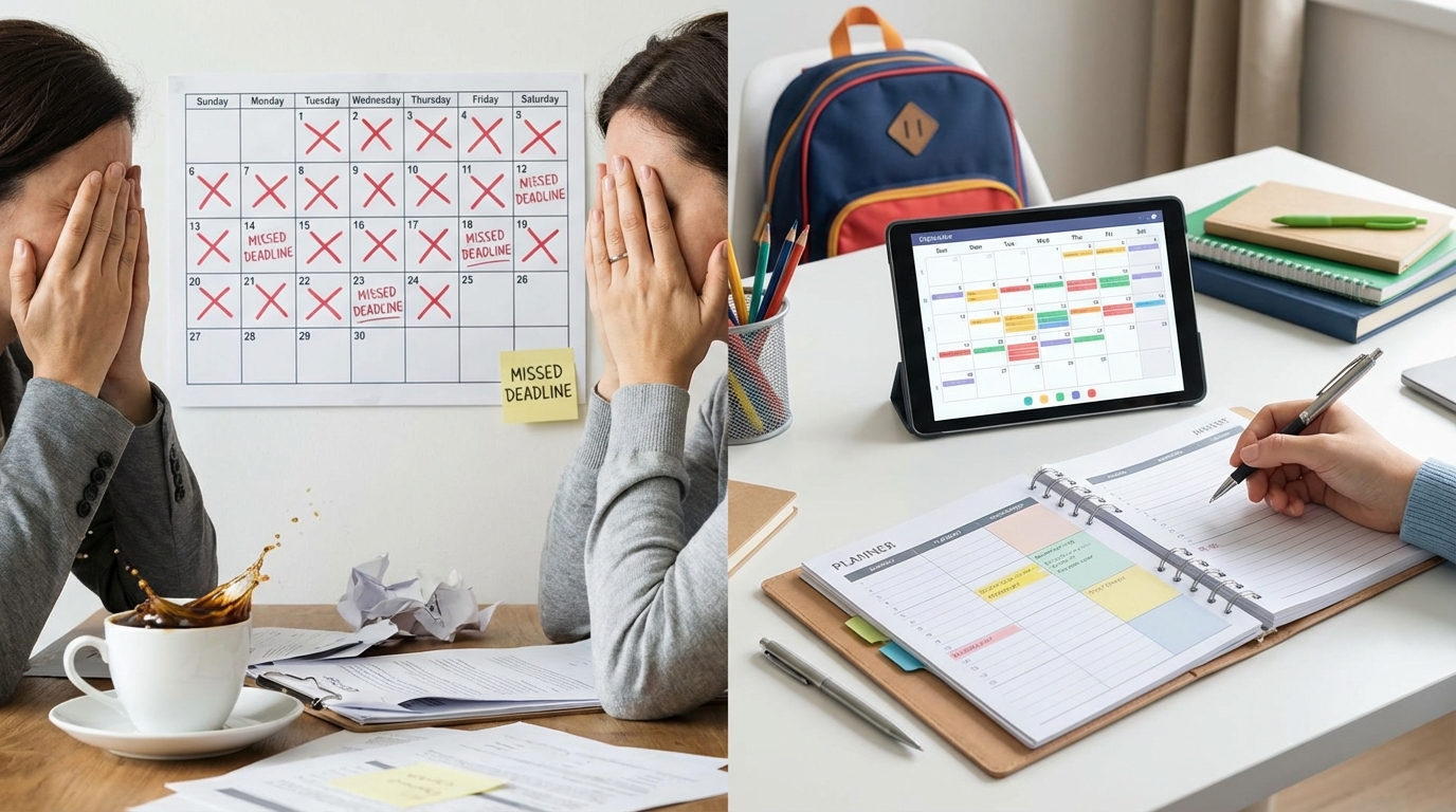 小学校受験のスケジュール管理でよくある失敗と対処法