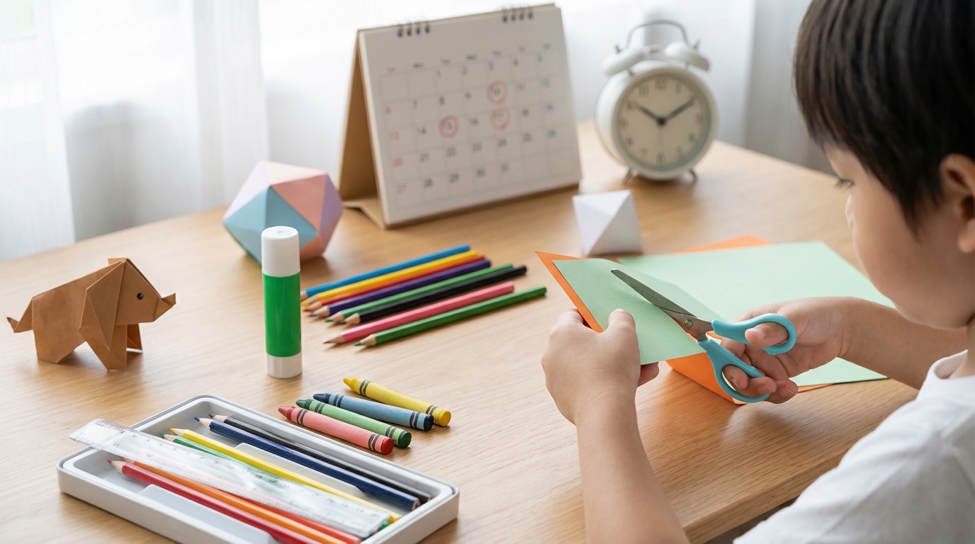 小学校受験の工作対策はいつから始める?時期と道具の準備