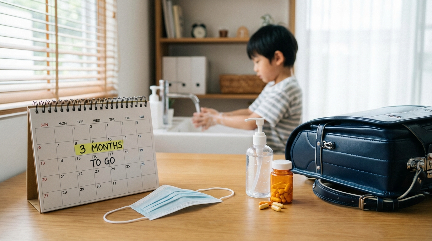 小学校受験に向けたインフルエンザ予防スケジュール【3ヶ月前から開始】