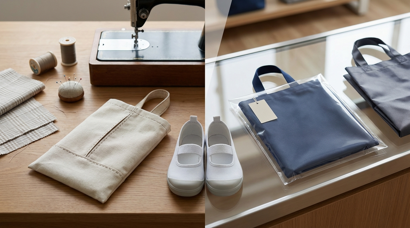 小学校受験の上履き入れは手作りと購入どちらがいい？