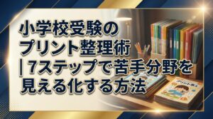 小学校受験のプリント整理術｜7ステップで苦手分野を見える化する方法