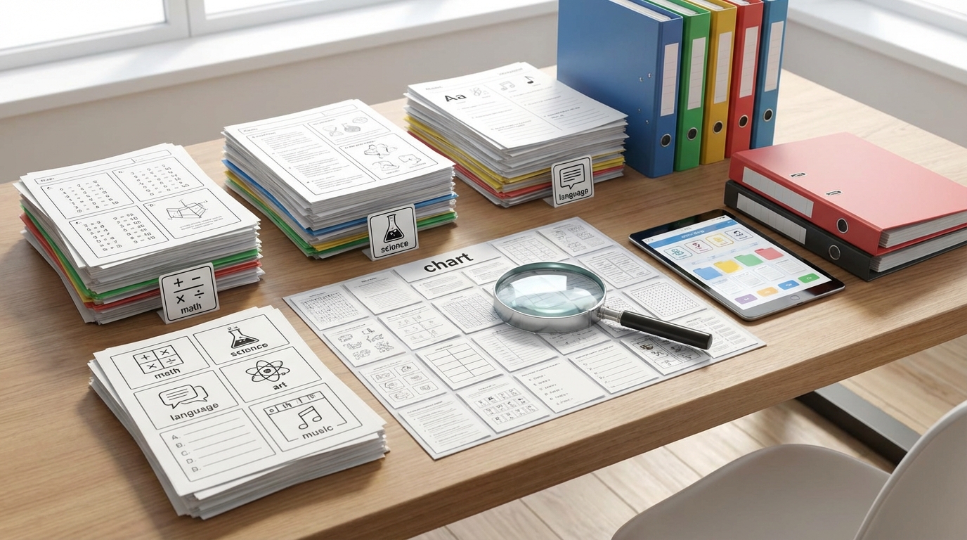 【分野別早見表】目的に合った無料プリントの選び方