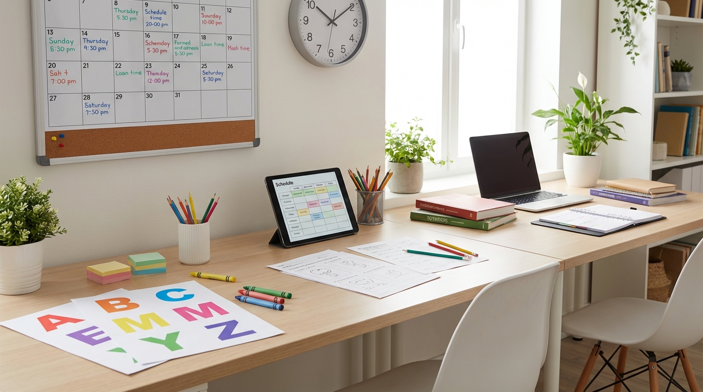 【年齢・時期別】無料プリント学習のモデルスケジュール