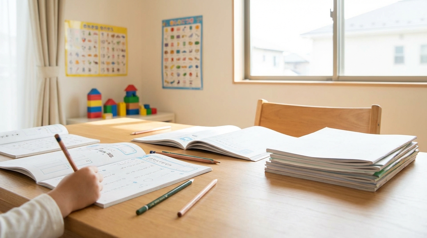 塾なし・小学校受験ワークだけで合格できる?家庭学習のみの戦略