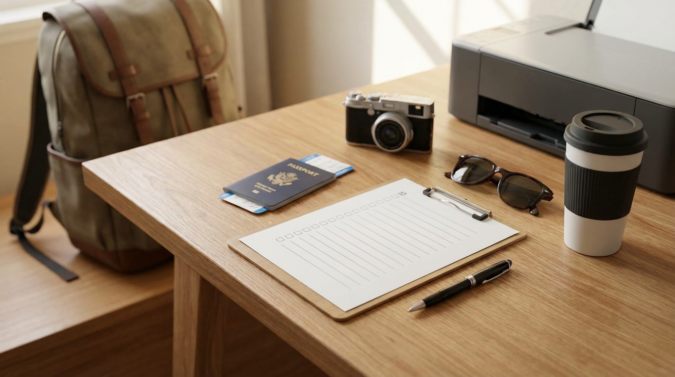 当日の持ち物チェックリスト【印刷OK】