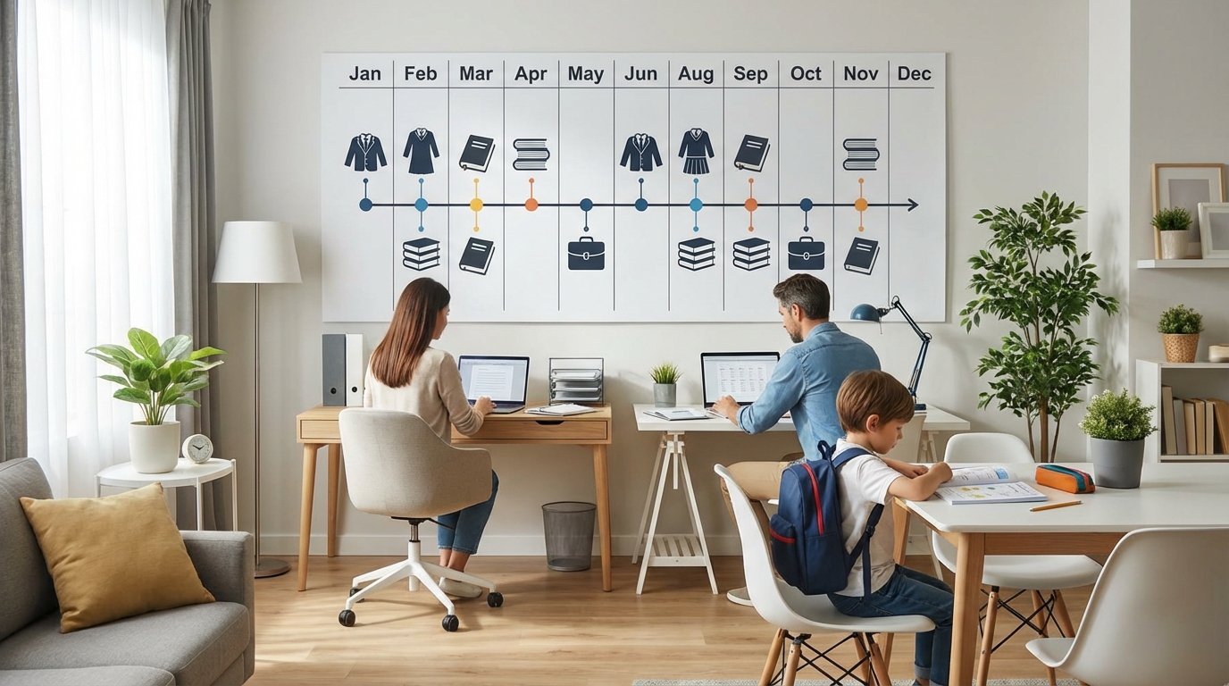 共働き家庭の小学校受験スケジュール【実践編】