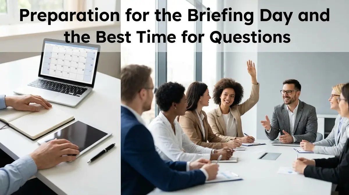 説明会当日の準備と質問のベストタイミング