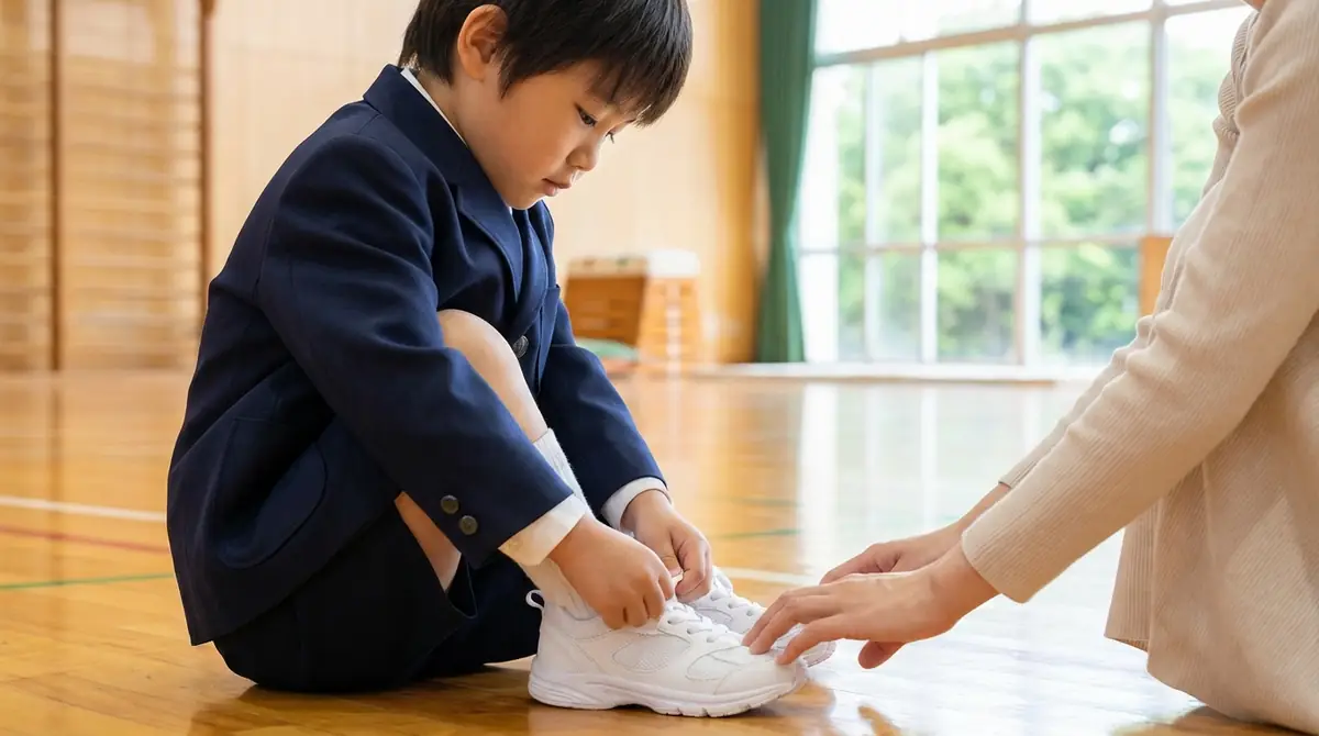 小学校受験の運動考査で求められる靴の基本ルール
