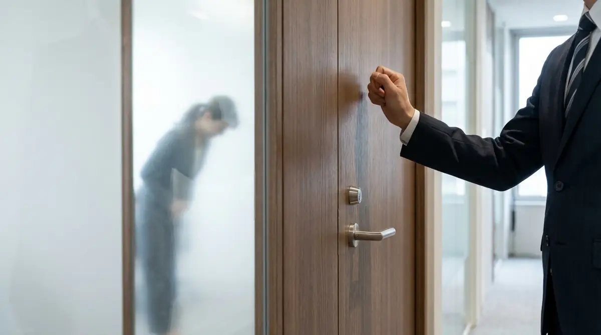【結論】入室マナーの基本5ポイント|ノック3回・お辞儀30度を押さえよう