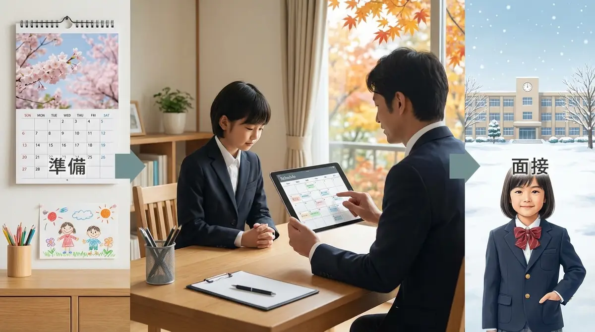 【時期別】小学校受験の面接対策スケジュール|いつから始める?