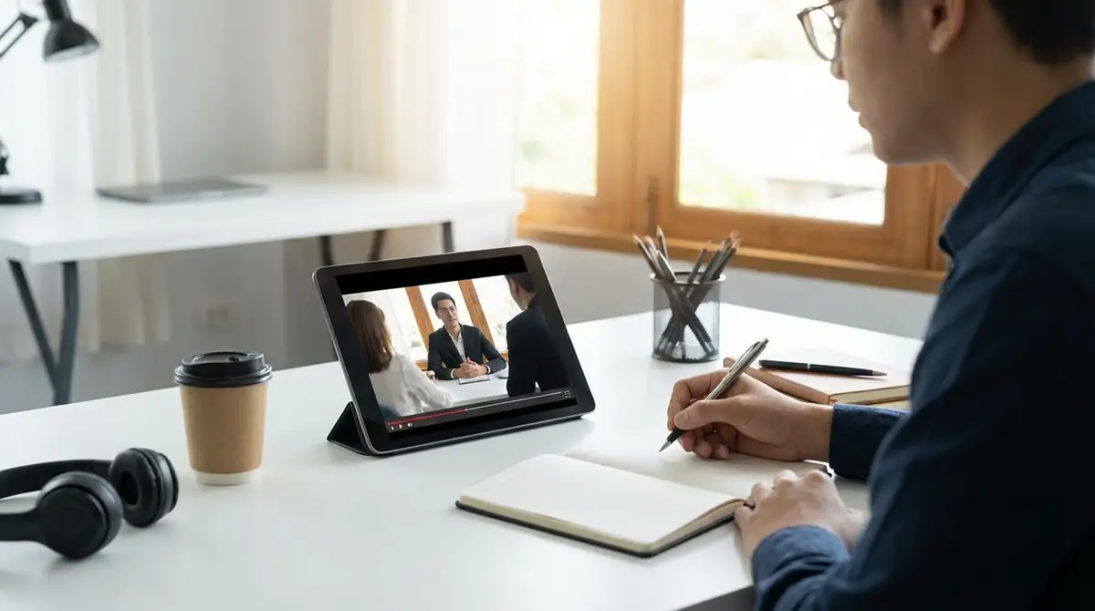面接対策動画の効果的な見方と活用法