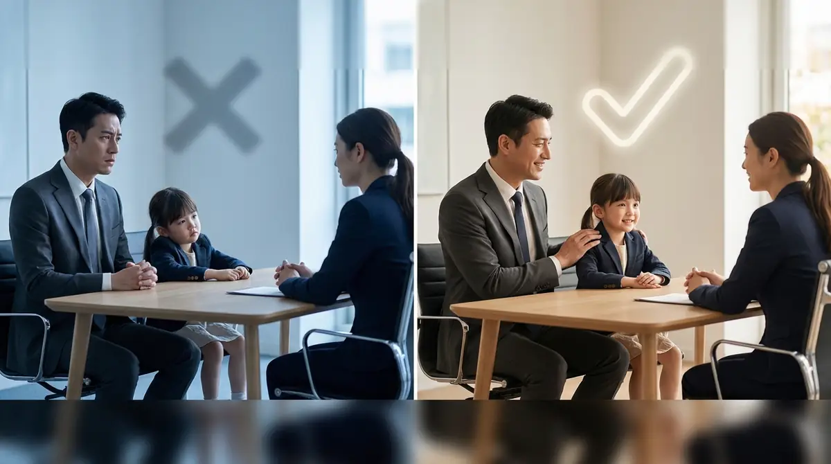 小学校受験の面接練習でやりがちなNG行動と改善策