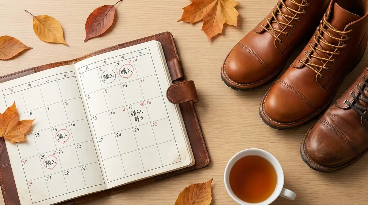 購入時期と慣らし履きのスケジュール