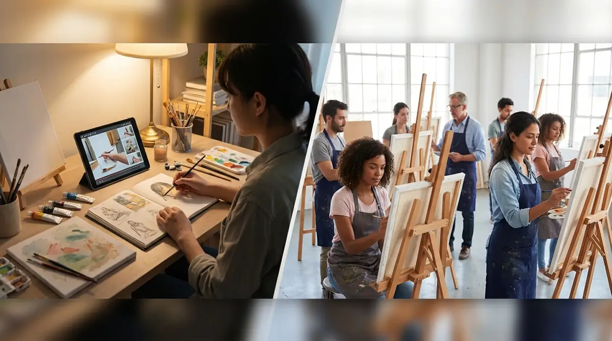 独学vs教室|絵画対策はどちらを選ぶべきか