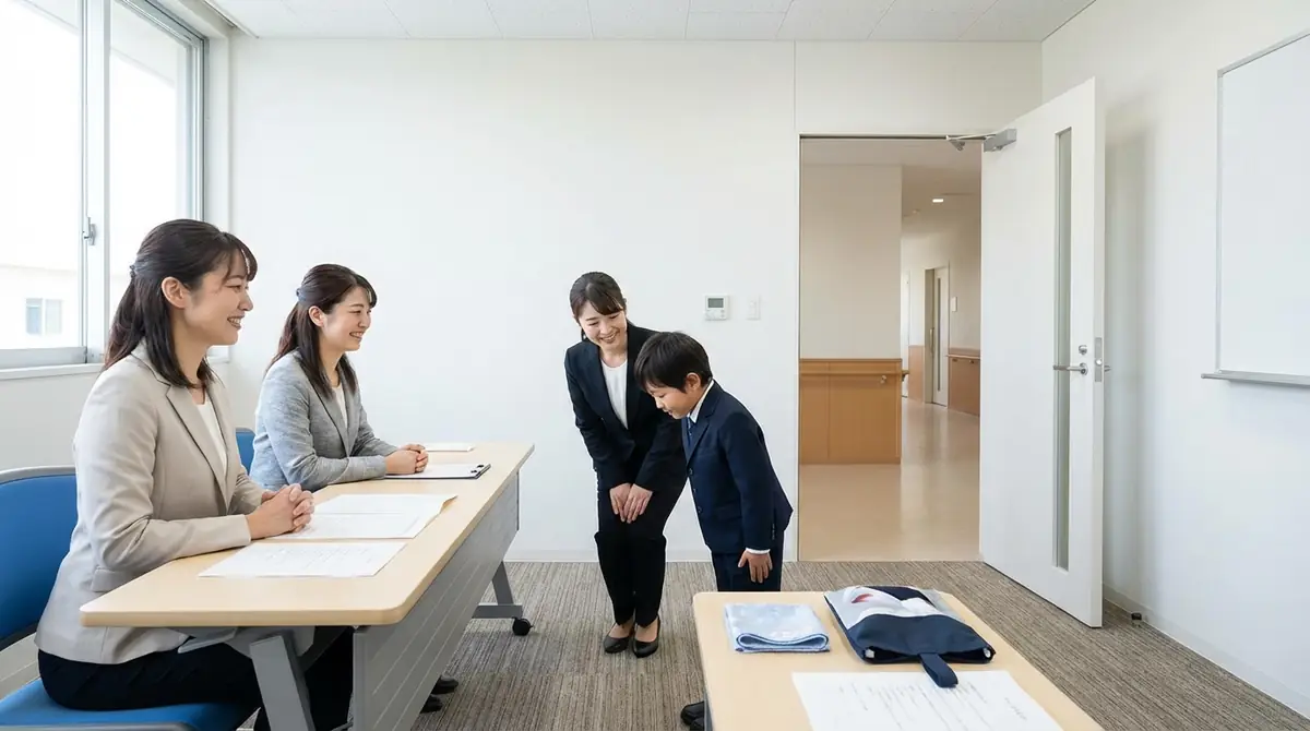 小学校受験の面接当日|子どもの服装・マナー・入退室チェックリスト
