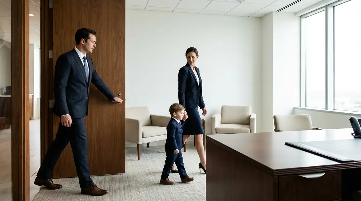 親子面接での入室の仕方|父・母・子の順番と動線