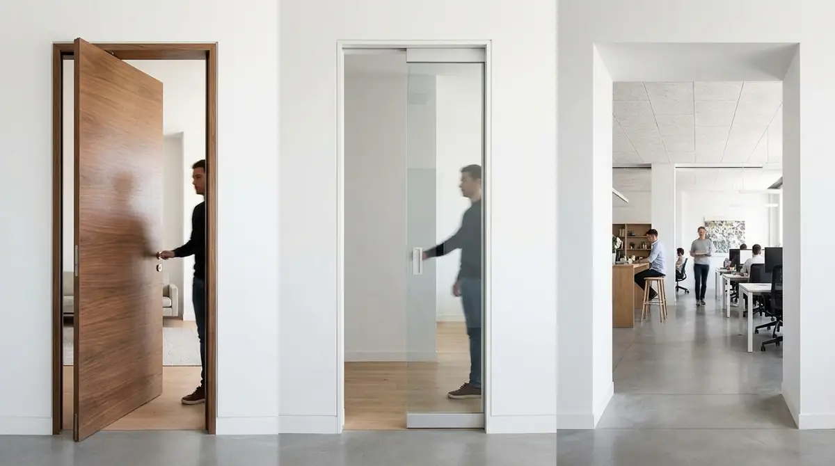 ドアの種類別|開き戸・引き戸・ドアなしの入室対応