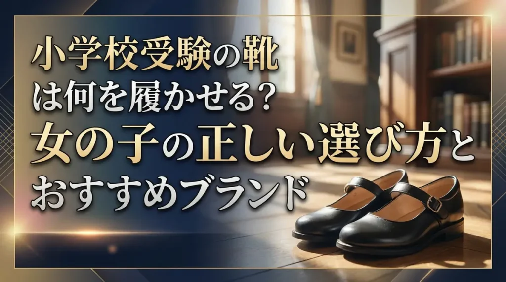 小学校受験の靴は何を履かせる？女の子の正しい選び方とおすすめブランド