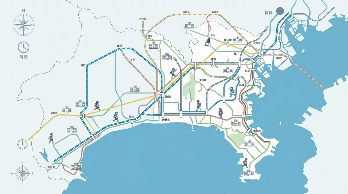 【路線別】神奈川の私立小学校を通学しやすさで探す