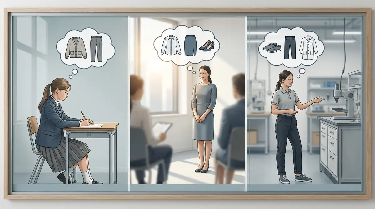 試験タイプ別|女の子の服装ポイントと注意点