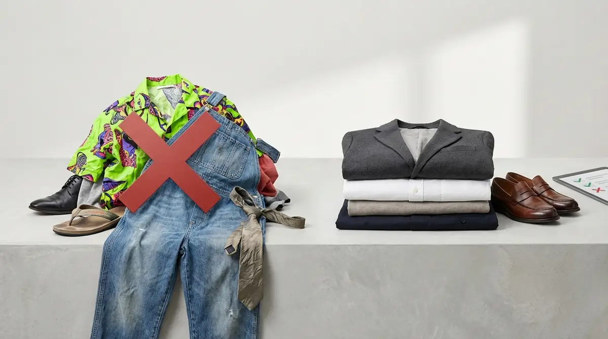 これはNG!避けるべき服装チェックリスト