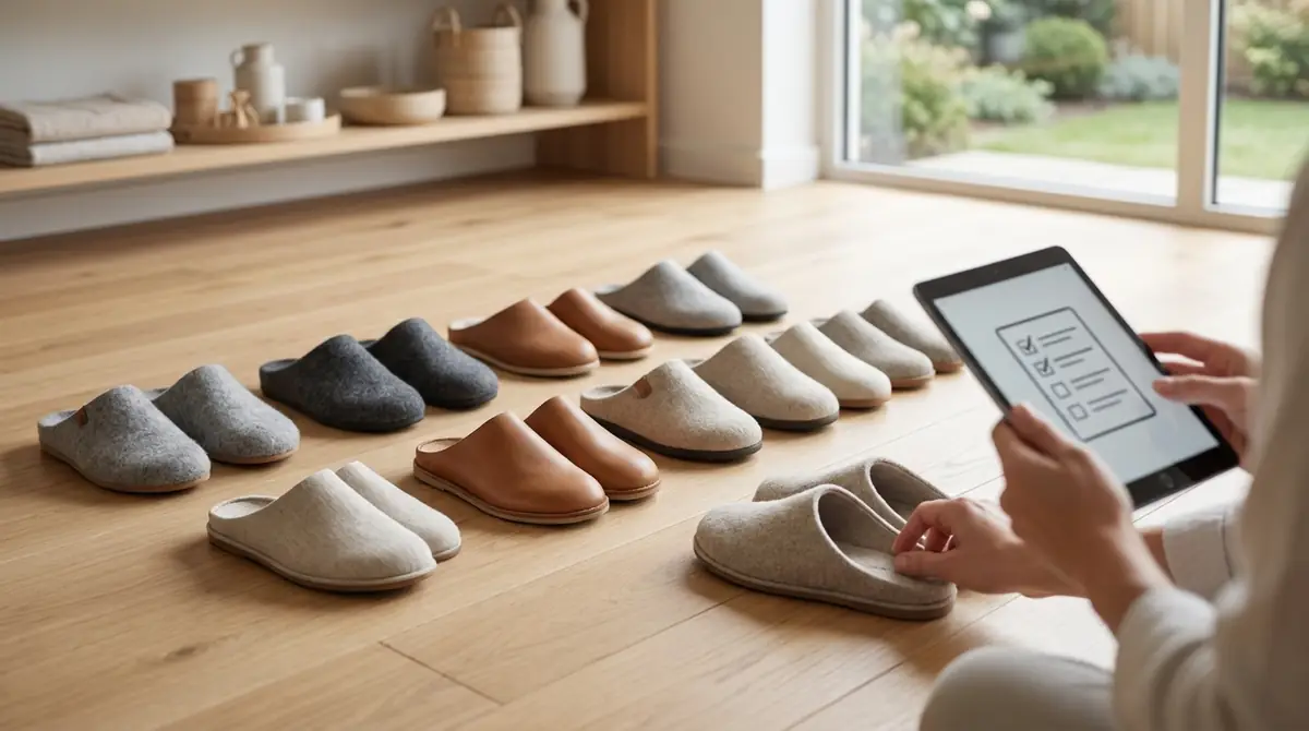 まとめ|失敗しないスリッパ選びのチェックリスト