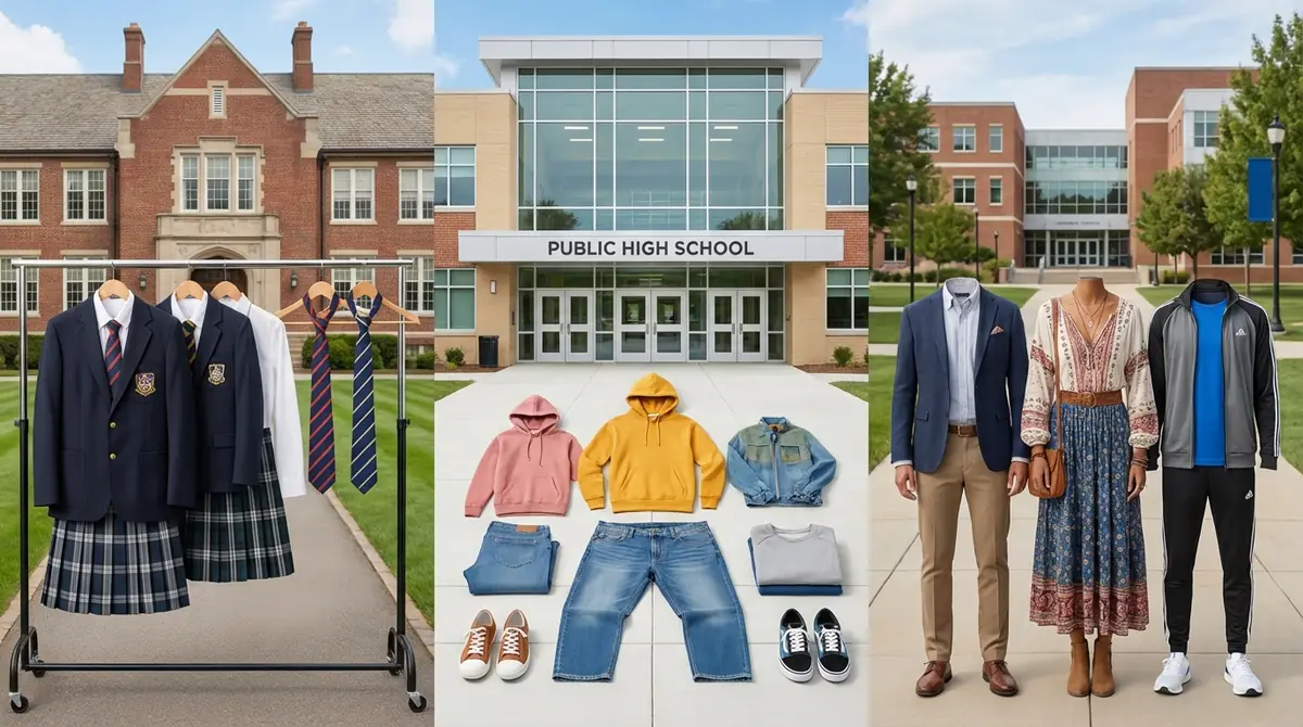 学校タイプ別—服装の傾向と対策